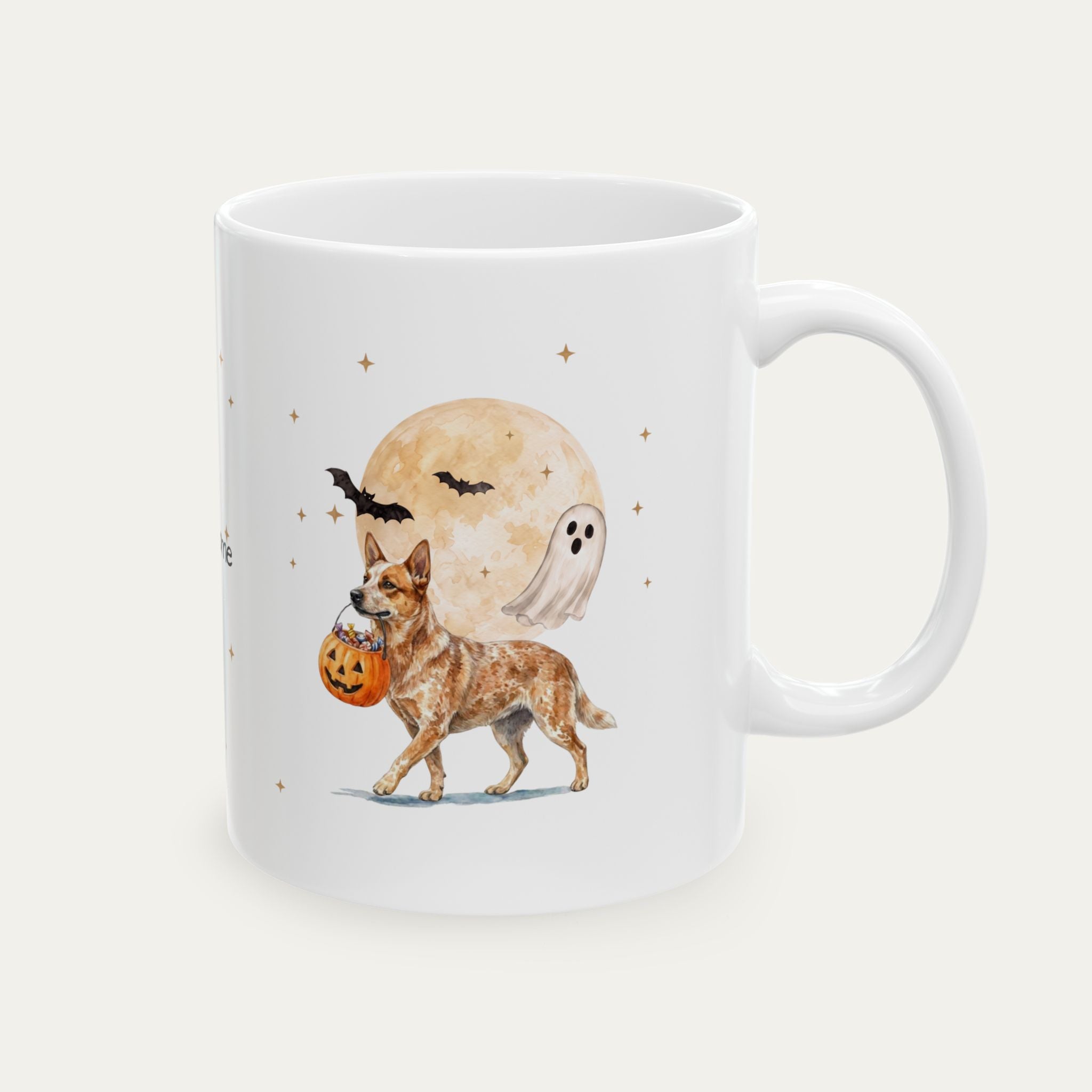 Custom Australian Cattle Red Halloween mug