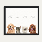 Custom Watercolor Pet Portrait