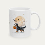 Custom Bernedoodle Halloween mug