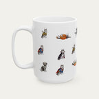 Husky Halloween mug