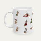 Chihuahua LH Fawn Christmas Mug
