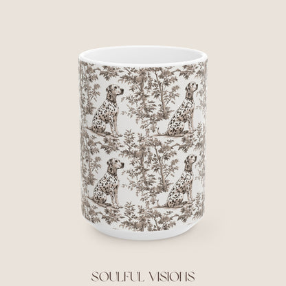 Dalmatian Toile De Jouy Mug