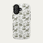 Yorkshire Terrier Sage Green Toile phone Case