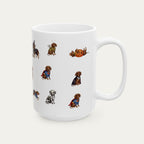 Dachshund SH Brown Halloween mug