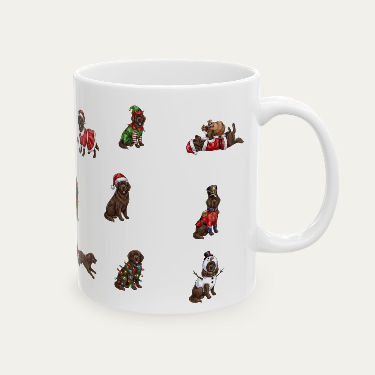 Newfoundland Chocolate Christmas Mug