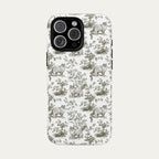 Ragdoll Cat Sage Green Toile phone Case