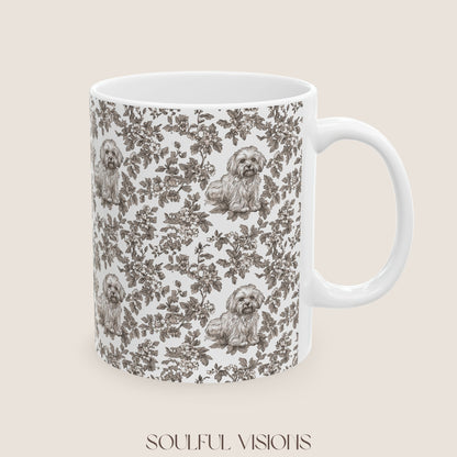 Havanese Toile De Jouy Mug