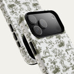Dalmatian Sage Green Toile phone Case