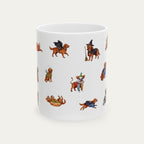 Golden Retriever Red Halloween mug