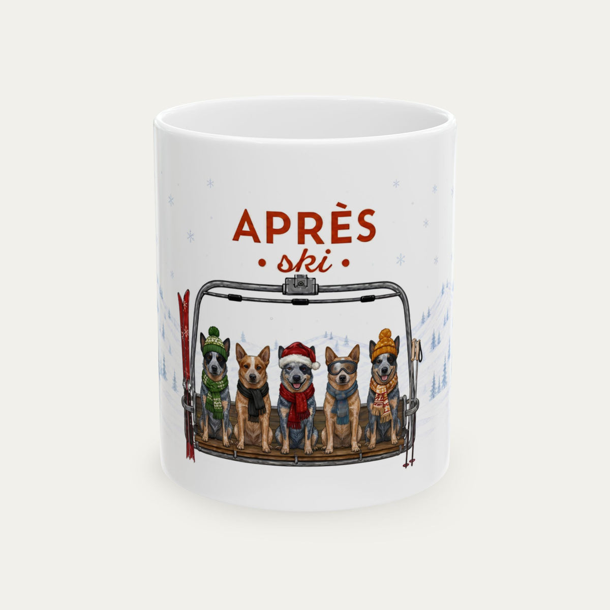 Australian Cattle  Aprés Ski Mug