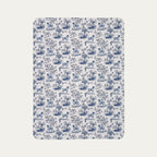 German Shorthaired pointer Toile De Jouy Fleece Blanket