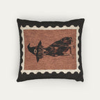 Doberman Brown and Tan Halloween Woven Pillow