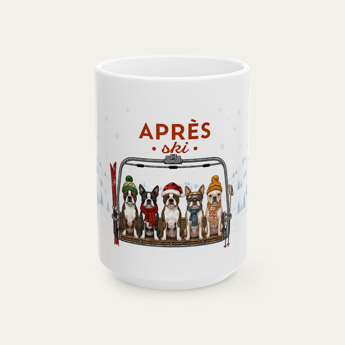 Boston Terrier  Aprés Ski Mug