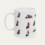 Bernese Mountain Christmas Mug