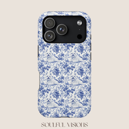 Westie Toile De Jouy Magnetic Phone Case