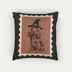 Cocker Spaniel Red Halloween Woven Pillow