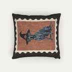 Great Dane Grey  Halloween Woven Pillow