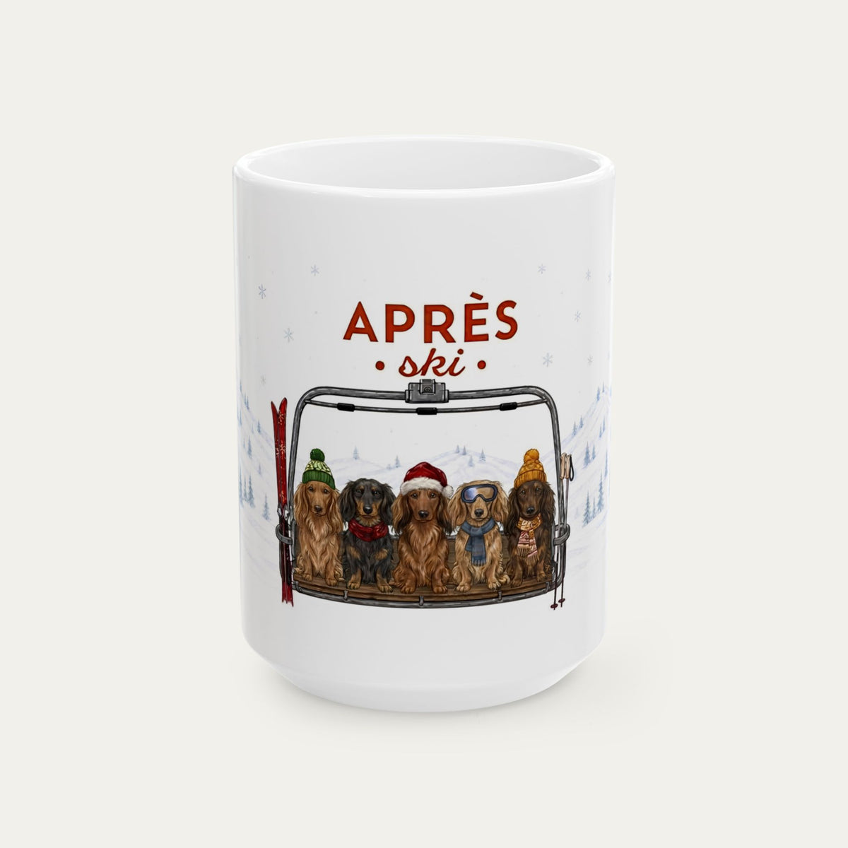 Duchshund Longhaired Aprés Ski Mug