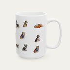 Shetland Sheepdog Halloween mug