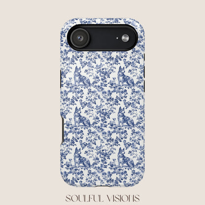 Australian Cattle Toile De Jouy Magnetic Phone Case