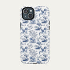 Shih tzu Blue Toile Phone case
