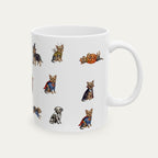 Yorkshire terrier Halloween mug