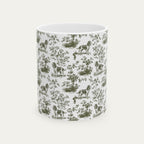 English Springer Spaniel Sage Green Toile Mug