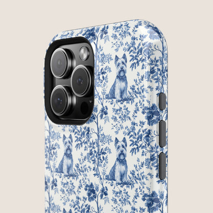 Scottish Terrier Toile De Jouy Magnetic Phone Case