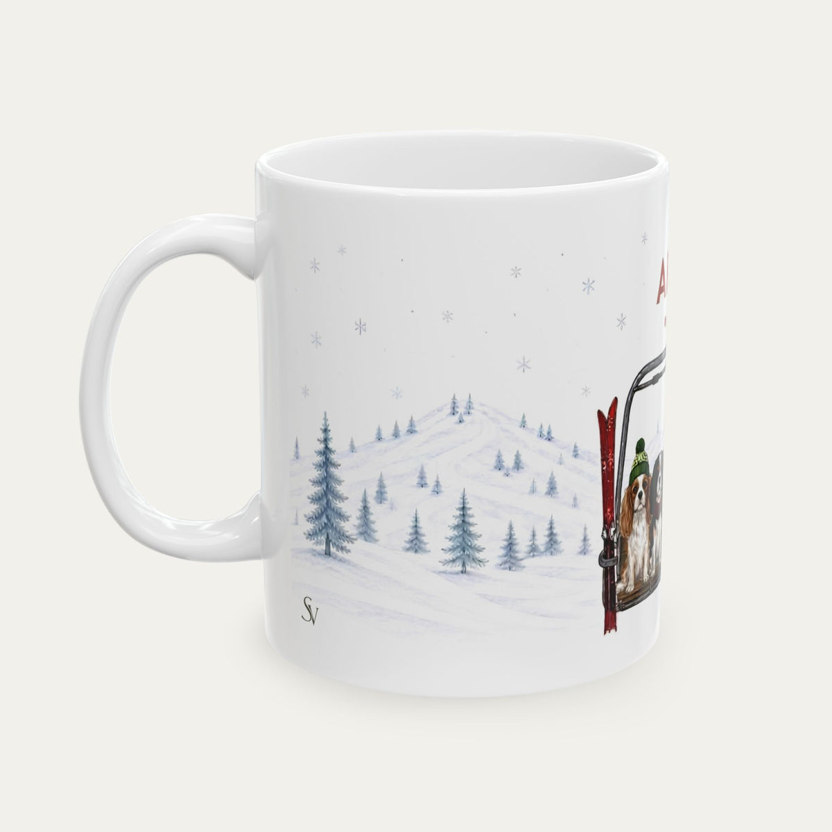 Cavalier Spaniel  Aprés Ski Mug