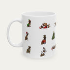 Boxer Brindle Christmas Mug
