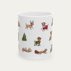 Chihuahua SH Fawn Christmas Mug