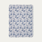 Scottish Fold Cat Toile De Jouy Fleece Blanket