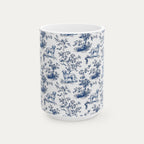 Labrador Retriever Blue Toile Mug