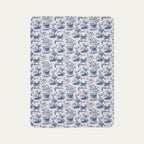 Husky Toile De Jouy Fleece Blanket