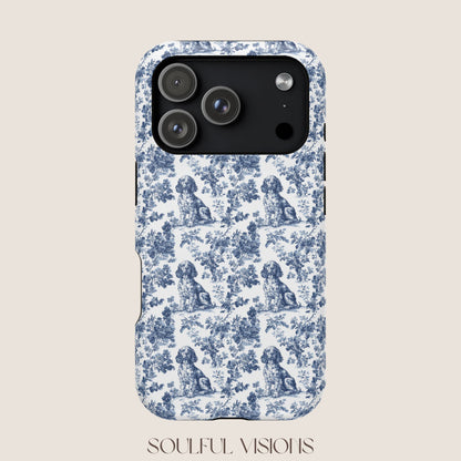 Boykin Spaniel Toile De Jouy Magnetic Phone Case