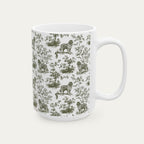 Newfoundland Sage Green Toile Mug