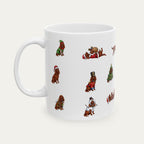 Irish Setter Christmas Mug