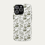 Pitbull Sage Green Toile phone Case