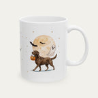 Custom Labrador Chocolate Halloween mug