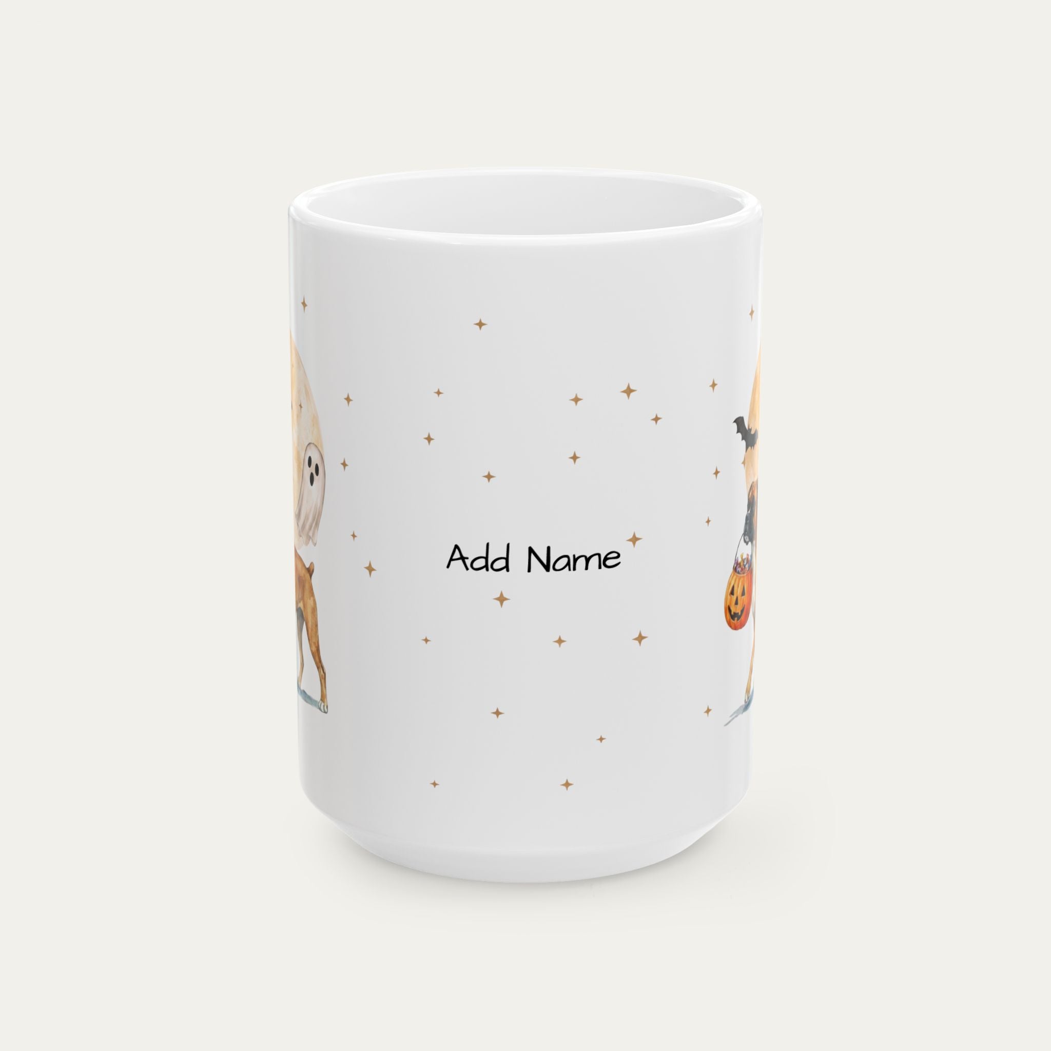 Custom Boxer Halloween mug