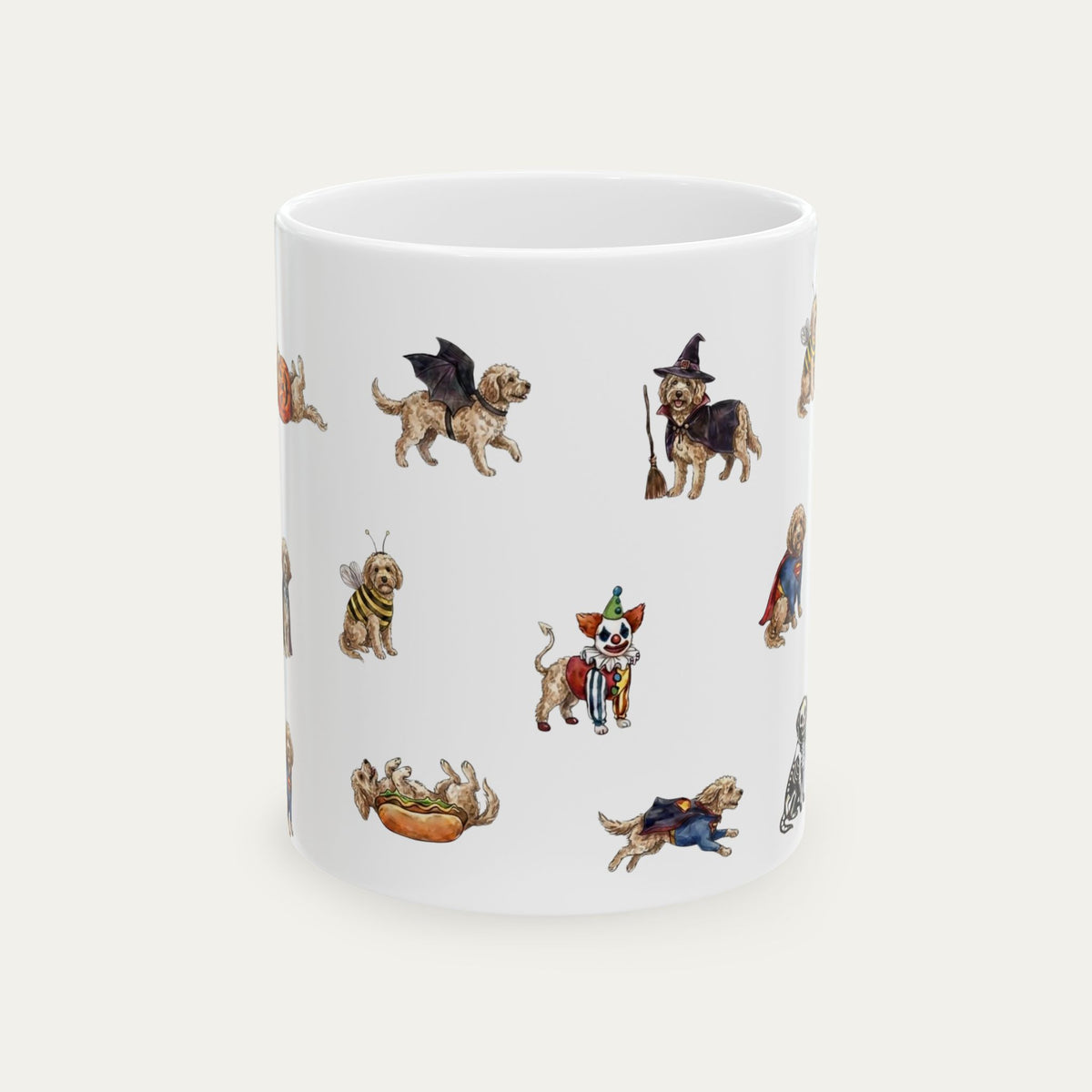 Cockapoo Halloween mug