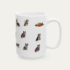 Border Collie Brown Halloween mug