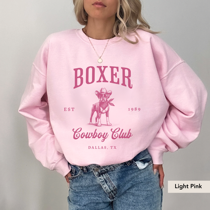 Boxer Cowboy Club Sweatshirt