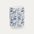 Vizsla Blue Toile Mug