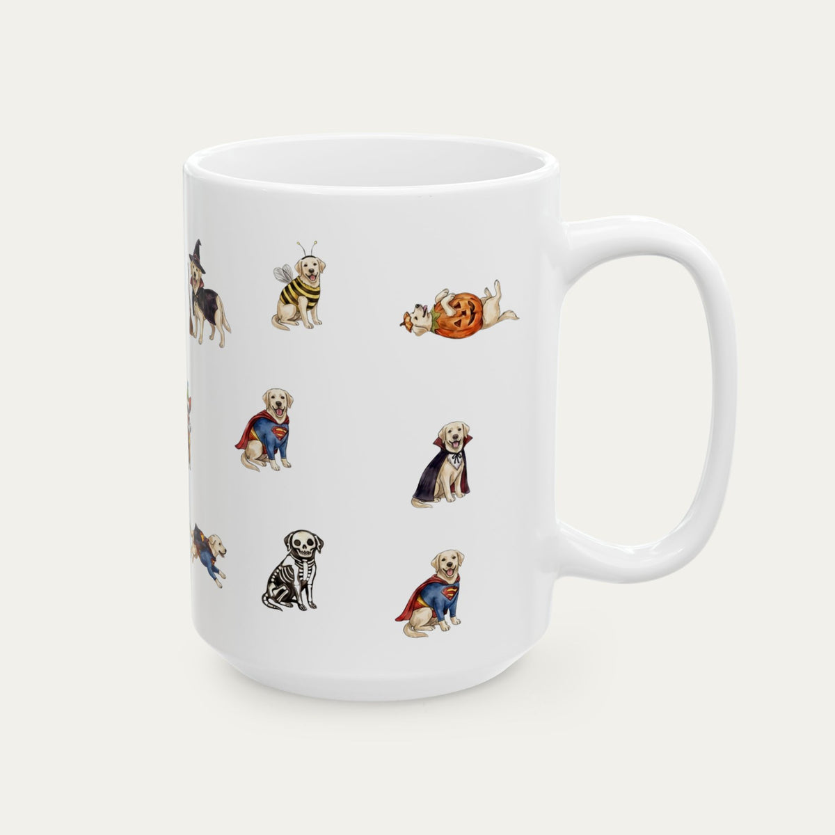 Labrador Cream Halloween mug