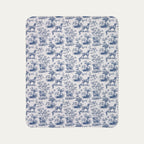 Vizsla Toile De Jouy Fleece Blanket