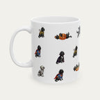 Poodle Black Halloween mug