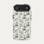 Pitbull Sage Green Toile phone Case