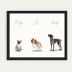 Custom Watercolor Pet Portrait