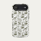 English Springer Spaniel Sage Green Toile phone Case